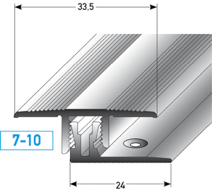 Auer Metallprofile APL-Klick Übergang 7-10 mm